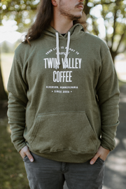 Olive Triblend Hoodie