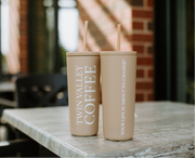 24oz Tan Tumbler