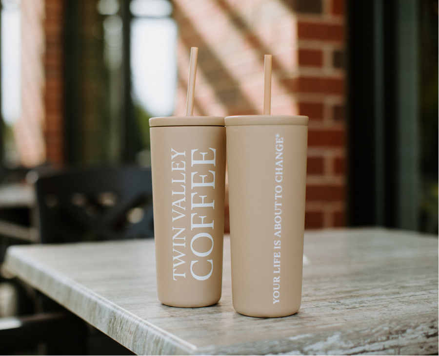 24oz Tan Tumbler