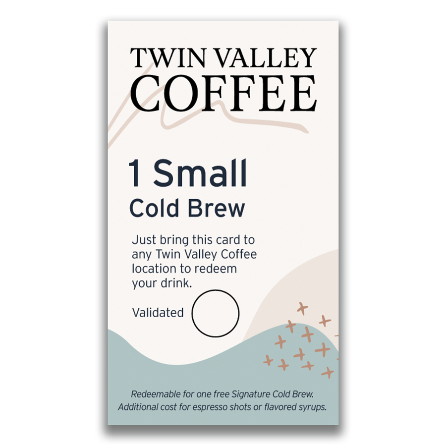 Small Cold Brew Gift Cards