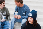 Navy Knit Beanie